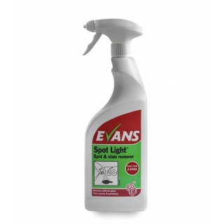 Detergent pentru indepartarea petelor de pe covoare, mochete si tapiterii Spot Light -  Evans, 750 ml
