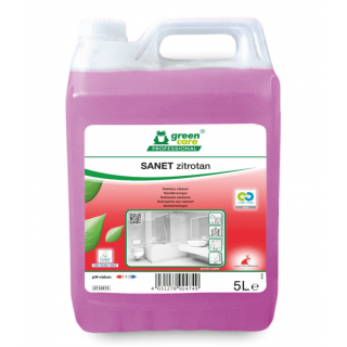 Detergent ecologic concentrat pentru spatii sanitare SANET Zitrotan - Tana, 5 L